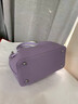 絲芙倫（seefulun）2026冬季新款真皮斜挎手提小包頭層牛皮休閑女包多隔層小巧托特包 紫色-TOGO頭層牛皮 配真皮肩帶 曬單實(shí)拍圖