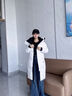 波司登25年冬季羽絨服男女情侶同款寬松中長(cháng)款時(shí)尚加厚脫卸帽外套 曬單實(shí)拍圖