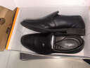 卡帝樂(lè )鱷魚(yú)（CARTELO）套腳商務(wù)正裝頭層牛皮男士潮流低幫中老年爸爸皮鞋1053 黑色 43 曬單實(shí)拍圖