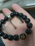 【普陀山直發(fā)】黑曜石手串生肖本命佛守護手鏈男士護身符轉運珠年 【生肖馬-大勢至菩薩】黑曜石 【12mm】【大師傅過(guò)香祝?！?曬單實(shí)拍圖