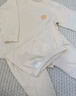 貝肽斯胎脂皮睡衣兒童秋衣套裝寶寶棉質(zhì)a類(lèi)長(cháng)袖冬季款男童女童內衣 搖黃色【冬季加厚發(fā)熱-柔潤低敏】 【10A抗菌】 90 cm推薦身高80-90cm 年齡1-2歲 曬單實(shí)拍圖