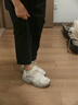 安踏星海 2.0丨厚底休閑鞋女鞋冬季新款網(wǎng)面老爹鞋舒適跑步運動(dòng)鞋 魚(yú)肚白/素霧灰/魔毯灰-8 36.5 （女） 曬單實(shí)拍圖