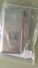 中國珠寶投資銀條實(shí)心足銀條擺件9999銀塊收藏生日禮物送女友 500g 曬單實(shí)拍圖