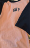蓋璞Gap男女裝早秋純棉logo撞色插肩短袖T恤725618 粉色 L (175/96A) 亞洲尺碼【偏大，建議拍小一碼】 曬單實(shí)拍圖