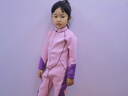 回力兒童泳衣女童長(cháng)袖長(cháng)褲冬季保暖防寒連體潛水服女孩防曬游泳衣 江戶(hù)紫【秋冬防著(zhù)涼】 120 （建議身高120-130cm體重45-55斤） 曬單實(shí)拍圖