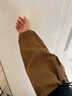 BIBK防水袖套秋冬家用廚房防臟耐磨加長(cháng)辦公室上班羽絨服手袖護袖男女 棕色 兒童款 曬單實(shí)拍圖