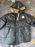Converse匡威兒童裝25年柔軟泡芙面包服保暖上衣男女童短款加厚連帽羽絨服 藏青藍 150 充絨量約160g 【建議身高140-152cm】 曬單實(shí)拍圖