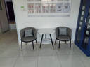 記憶旅行 簡(jiǎn)約現代小戶(hù)型接待洽談桌椅組合奶茶咖啡店飯餐桌陽(yáng)臺小圓桌 曬單實(shí)拍圖