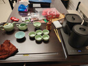 烏檀實(shí)木茶盤(pán)天然整塊全自動(dòng)燒水壺一體泡茶臺家用簡(jiǎn)約高檔茶托盤(pán) 76*45*4.5CM+越一A21 曬單實(shí)拍圖