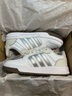 adidas ENTRAP美式校園風(fēng)運動(dòng)少年感復古籃球風(fēng)板鞋男女阿迪達斯 白色/暗銀金屬/樹(shù)脂黃   37 曬單實(shí)拍圖