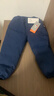 保姆鵝 寶寶羽絨褲兒童耐污羽絨褲小童外穿羽絨褲保暖加厚冬裝[NM2271] 藏青 130 曬單實(shí)拍圖