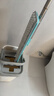 美麗雅免手洗平板拖把配件維修零件原裝一刷凈通用拖把頭拖板單賣(mài)桿子 （藍色）拖板頭+1張布 38*12cm 曬單實(shí)拍圖