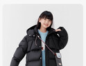 左西女童羽絨服冬裝2025新款兒童三防連帽面包服三防外套 黑色 160 曬單實(shí)拍圖