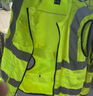 能盾夏季空調(diào)服男裝工作服空調(diào)衣服男制冷帶風(fēng)扇衣服交通施工隊(duì)反光條 V36熒光綠馬甲全套配件 L 曬單實(shí)拍圖
