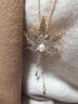 秋冬楓葉毛衣鏈女輕奢高級感長(cháng)款日常百搭項鏈配飾衣服掛飾衛衣鏈 楓葉毛衣鏈 曬單實(shí)拍圖