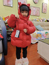 ASK JUNIOR【90絨】女童三防羽絨服2025冬裝新品加厚保暖小童新年面包服 曬單實(shí)拍圖