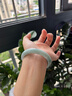 慕僑西“梅窗銜瑞”高端緬甸翡翠玉手鐲子女款冰種晴水飄花正品翡翠處理 “梅窗銜瑞”翡翠手鐲 58mm-59mm（現貨現發(fā)） 曬單實(shí)拍圖