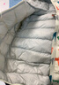 雅鹿雅鹿兒童輕薄羽絨服短款男童女童中大童寶寶嬰兒童裝超輕冬裝外套 灰色恐龍 0壓力 140cm 充絨量52g 曬單實(shí)拍圖
