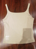 蕉內棉棉311H女士吊帶上衣背心修身內搭打底衫女生春夏款 【細肩帶】暖白 S 曬單實(shí)拍圖