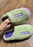 Miss PePe2025新款棉拖鞋毛拖女冬季居家鞋暖和棉鞋男可外穿簡(jiǎn)約風(fēng)加絨家用 綠色 41 40-碼(適合39/40腳) 曬單實(shí)拍圖