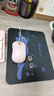 梵嵩插畫(huà)黑貓鼠標墊創(chuàng  )意卡通男女生辦公家用電腦鍵盤(pán)墊學(xué)生學(xué)習書(shū)桌墊辦公游戲鼠標墊小號方形鼠標墊 GE-5440 3mm 260x210mm 曬單實(shí)拍圖