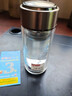 恒路德國品質(zhì)雙層玻璃水杯小巧加厚大容量車(chē)載便攜耐高溫商務(wù)杯子茶杯 新款鋼蓋加厚款200ml 曬單實(shí)拍圖
