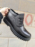 三利泰特大碼男鞋45雪地靴46冬季羊毛皮毛一體棉靴47短靴加絨保暖棉鞋48 5802黑色【系帶】 50 曬單實(shí)拍圖