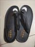 言囡越南橡膠男士人字拖鞋耐磨防滑沙灘鞋牛筋底時(shí)尚個(gè)性拖鞋 (黑帶+黑底) 39 橡膠鞋標準下單發(fā)5號 曬單實(shí)拍圖