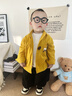 多嘻?？型r衫可愛(ài)春秋外套童裝寶寶長(cháng)袖滿(mǎn)月衣服 萌寵-黃 100 曬單實(shí)拍圖