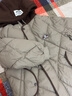 瑪米瑪卡（MOMOCO）兒童棉服外套冬季保暖連帽棉衣棉襖韓版休閑外套 咖色 150 曬單實(shí)拍圖
