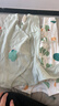 貝瑞加（Babyprints）新生兒連體衣2件裝男女寶寶長(cháng)袖純棉內衣卡通護肚爬服 綠59 曬單實(shí)拍圖