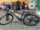 永久自行車(chē)成人山地車(chē)男女學(xué)生自行車(chē)藍圖油碟單車(chē)黑金油碟26寸27速 曬單實(shí)拍圖