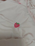 戴維貝拉兒童A類(lèi)抗菌絨羽絨服女童短款三防外套女寶冬裝 曬單實(shí)拍圖