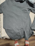三槍100%棉內衣男士舒膚厚棉純棉寬松內衣圓領(lǐng)抗靜電秋衣保暖單件上衣 中厚深麻灰（圓領(lǐng)） 100%棉 2XL 180推薦150-165斤 曬單實(shí)拍圖