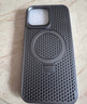 熱火適用蘋(píng)果15手機殼 iPhone 15磁吸殼 MagSafe冰環(huán)支架保護套磨砂夏天蜂窩散熱透氣-灰色 曬單實(shí)拍圖