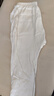 宜而爽秋褲女100%純棉輕薄貼身保暖褲單件裝棉毛褲 白色 2XL 曬單實(shí)拍圖