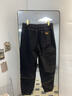 頭號青年牛仔褲男士秋冬季工裝潮流耐磨加大碼男裝胖子休閑褲子男 黑 5XL 曬單實(shí)拍圖