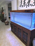 閩江大型新中式客廳家用落地魚(yú)缸水族箱辦公室招財免換水底濾龍魚(yú)缸 【4代】酸枝木 【4代專(zhuān)業(yè)款】180長(cháng)*51寬*158高送豪華套餐 曬單實(shí)拍圖