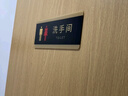 SOUL RELEASE男女洗手間衛生間廁所指示牌標志門(mén)牌請勿禁止吸煙溫馨提示 洗手間一男一女 24cm*12cm 曬單實(shí)拍圖