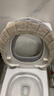 馬桶坐墊四季通用家用馬桶套墊圈冬季秋季新款坐便墊馬 米-灰常規款【通用款】 曬單實(shí)拍圖
