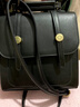 集領(lǐng)英倫風(fēng)雙肩包女小背包2026新款學(xué)院時(shí)尚百搭手提單肩包學(xué)生小書(shū)包 黑色【帶掛件】 曬單實(shí)拍圖