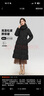鴨鴨（YAYA）冬裝羽絨服女長(cháng)款過(guò)膝韓版氣質(zhì)收腰時(shí)尚加厚保暖中年女士外套XB 黑色 L 165 曬單實(shí)拍圖