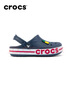 卡駱馳（CROCS）貝雅卡駱班洞洞鞋|205089 深藍/辣椒紅-4CC   46 /47(300mm)   曬單實(shí)拍圖