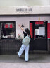 Seafew休閑書(shū)包女高中生初中生大學(xué)生大容量背包高顏值ins簡(jiǎn)約雙肩包男 黑色 曬單實(shí)拍圖