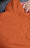 鴨鴨品牌正品派克羽絨服女士2025冬季新款戶(hù)外工裝連帽加厚保暖外套男 砂巖紅色 M (170) 曬單實(shí)拍圖