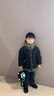 G.duck小黃鴨童裝男童羽絨棉服冬季兒童外套冬裝加厚假兩件棉衣男孩棉襖 黑色【假兩件】 高品質(zhì)羽絨棉 140 建議130-140cm9-10歲cm 曬單實(shí)拍圖