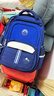 巴布豆小學(xué)生書(shū)包男3-4-6年級雙肩背包男女1-3年級兒童書(shū)包英倫風(fēng)學(xué)院 2116藍色小號1-3年級 曬單實(shí)拍圖