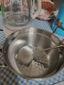 百暢（BAICHANG）304不銹鋼小湯鍋家用煮泡面鍋電磁爐燃氣灶專(zhuān)用燉湯煮粥鍋 （無(wú)蓋）304韓式燉鍋 21cm 曬單實(shí)拍圖