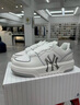 MLB官方運動(dòng)鞋女鞋子 復古潮流休閑板鞋百搭戶(hù)外學(xué)長(cháng)鞋潮 3ASXCLB3N 紐約洋基隊/銀色 42.5 270 曬單實(shí)拍圖