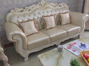 富安和歐式布藝沙發(fā)組合123客廳小戶(hù)型實(shí)木整裝貴妃ktv美式全屋家具105 皮布顏色均可訂制/預付款/寄皮樣 1+3+貴妃 曬單實(shí)拍圖